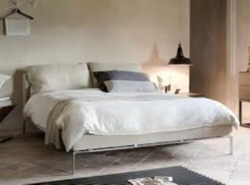MOOV BED 170X200 FABRIC CAT.K SLATTED BED BASE CASSINA DESIGN PIERO LISSONI - Image 1