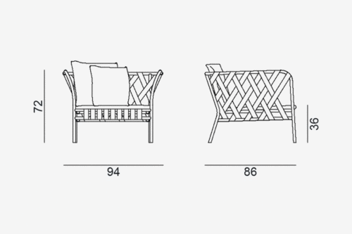 INOUT 851 ARMCHAIR GERVASONI - Image 3