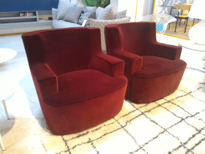 MERAN ARMCHAIR FABRIC LOIRA BORDO' 1944 CAT.C
