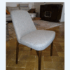 016 SEDIA STRUTT. FRASSINO TINTO NOCE TESSUTO TEXAS COL. DIAMOND BLUE 13277 / 08