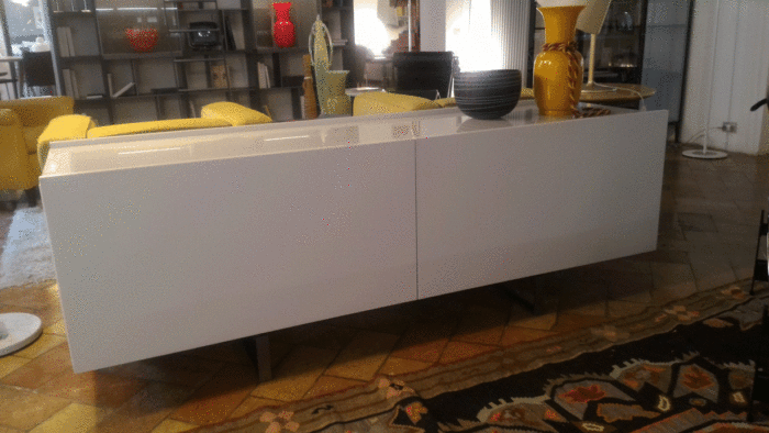 SQUARE MADIA ANTE COMPLANARI L1920X677X535 BIF. LACC. INTERNO NOB. AMBIENCE E CAOLINO8B