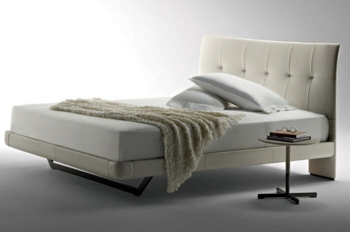 AURORA 2 LETTO PELLE Sc 170X200 RETRO TELA