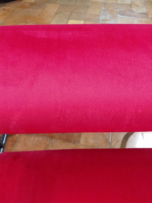 SOFA WITH ARMS POLTRONA EDIZIONE LIMITATA N.11  PC17 TESS. MAGENTA BLACK EDITION TRENTINO STRETTO MAGENTA COL. ANTRACITE - immagine 2
