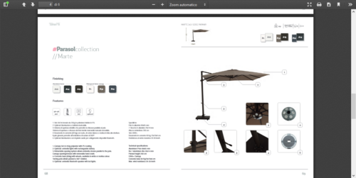MARTE OMBRELLONE CON BASE - Image 5