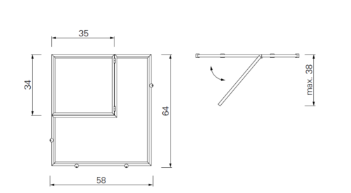 CASTELLAR MIRROR EILEEN GRAY - Image 2