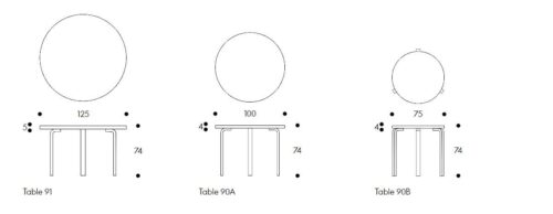 AALTO TABLE ROUND 125 - Image 6