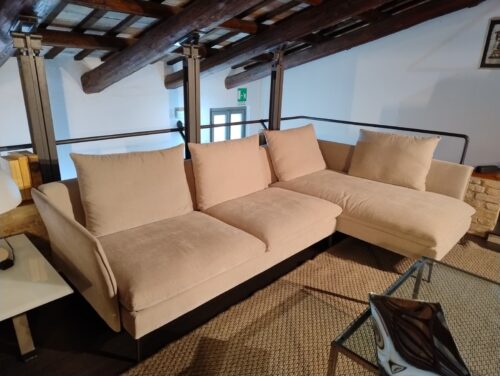 LINK DIVANO BIBA TESSUTO BEIGE - immagine 4